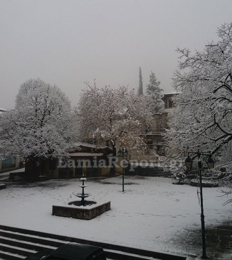 Στα λευκά η χώρα, προβλήματα από την κακοκαιρία – Χιόνια και χαμηλές θερμοκρασίες και σήμερα [εικόνες&βίντεο] | iefimerida.gr 10