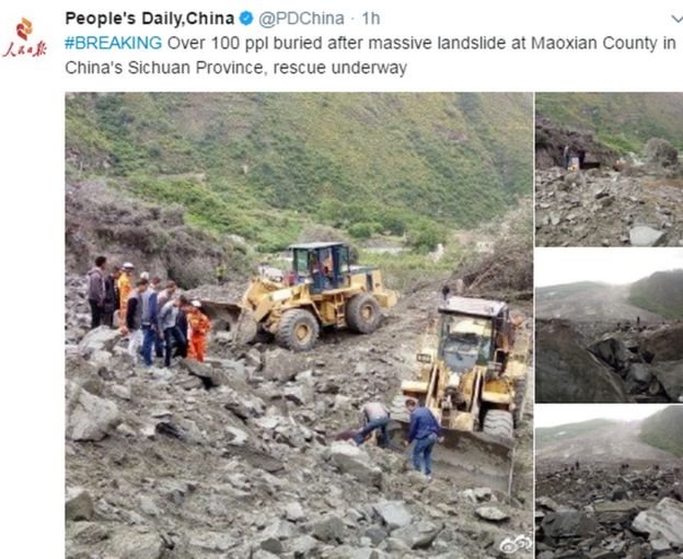 Κίνα: 141 αγνοούμενοι μετά από κατολίσθηση -Τους καταπλάκωσαν λάσπη και βράχοι [εικόνες] | iefimerida.gr 2