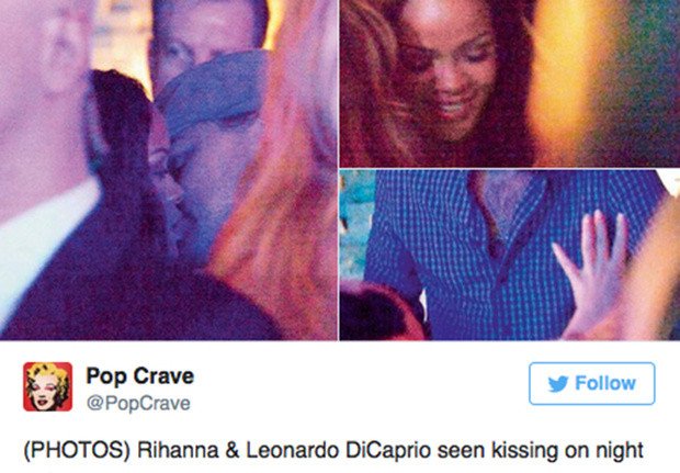 Κι όμως φιλήθηκαν: Η φωτογραφία που δείχνει τον ΝτιΚάπριο και τη Ριάνα σε καυτό ενσταντανέ [εικόνα]  | iefimerida.gr 0