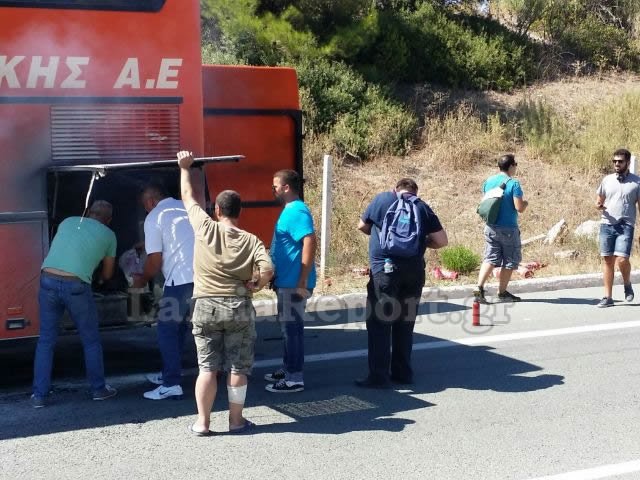 Τυλίχθηκε στις φλόγες λεωφορείο γεμάτο επιβάτες στη Θεσσαλονίκη [εικόνες]  | iefimerida.gr 3