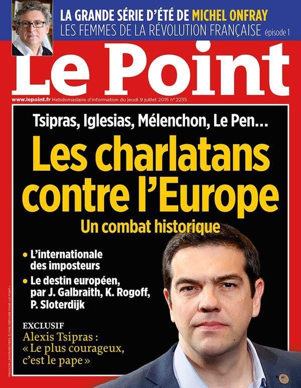 Le Point: Οι τσαρλατάνοι Τσίπρας, Ιγκλέσιας, Μελανσόν, Λεπέν εναντίον της Ευρώπης | iefimerida.gr 0
