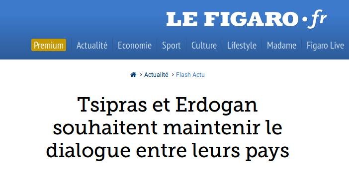 Τα διεθνή ΜΜΕ για τη συνάντηση Τσίπρα-Ερντογάν: «Θέλουν διάλογο, αλλά ισχνή η πρόοδος» | iefimerida.gr 5