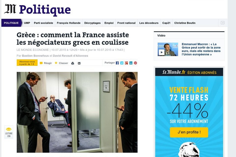 Le Monde: Ετσι βοήθησαν οι Γάλλοι τεχνοκράτες τους Ελληνες στη συγγραφή της πρότασης | iefimerida.gr 0