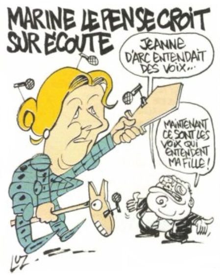 Charlie Hebdo πάντα κατά της ακροδεξιάς -Πώς εμφάνιζε τη Μαρίν Λεπέν [εικόνες]  | iefimerida.gr 1