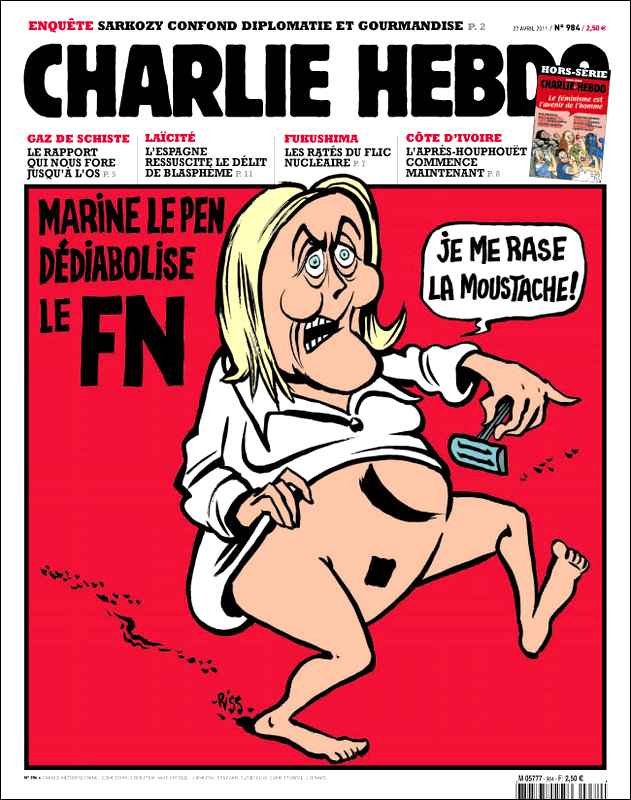 Charlie Hebdo πάντα κατά της ακροδεξιάς -Πώς εμφάνιζε τη Μαρίν Λεπέν [εικόνες]  | iefimerida.gr 0