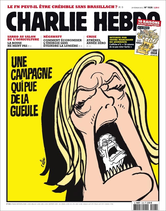 Charlie Hebdo πάντα κατά της ακροδεξιάς -Πώς εμφάνιζε τη Μαρίν Λεπέν [εικόνες]  | iefimerida.gr 2