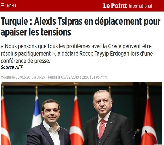 Τα διεθνή ΜΜΕ για τη συνάντηση Τσίπρα-Ερντογάν: «Θέλουν διάλογο, αλλά ισχνή η πρόοδος» | iefimerida.gr 6