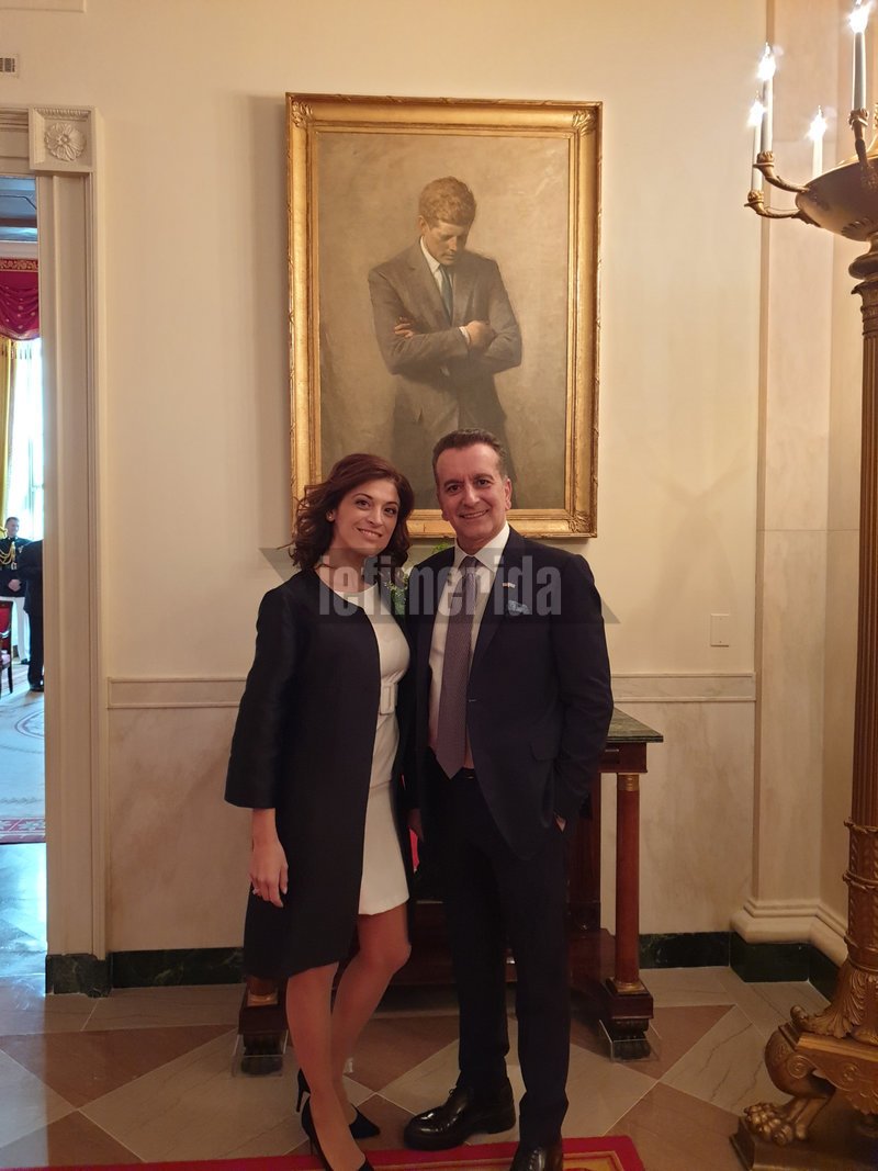 Ο διευθύνων σύμβουλος της ΜIG Θανάσης Παπανικολάου με τη σύζυγό του Νατάσα Ζουρίδη