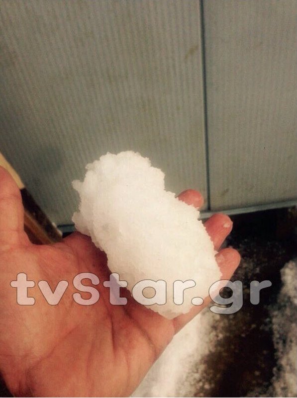 Βιβλική καταστροφή στη Λιβαδειά -Σάρωσε τα πάντα η χαλαζόπτωση [βίντεο & εικόνες] | iefimerida.gr 2