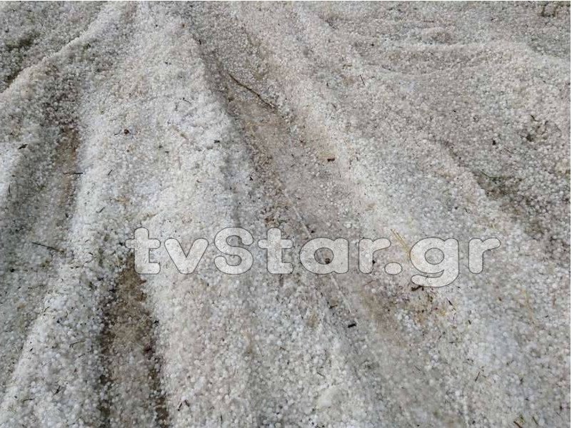 Βιβλική καταστροφή στη Λιβαδειά -Σάρωσε τα πάντα η χαλαζόπτωση [βίντεο & εικόνες] | iefimerida.gr 1