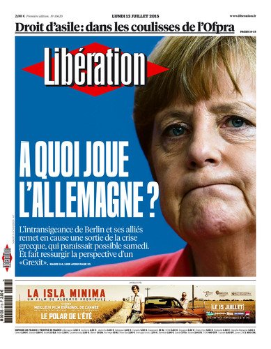H Liberation «χαστουκίζει» την Μέρκελ: Τι παιχνίδι παίζεις; | iefimerida.gr 0