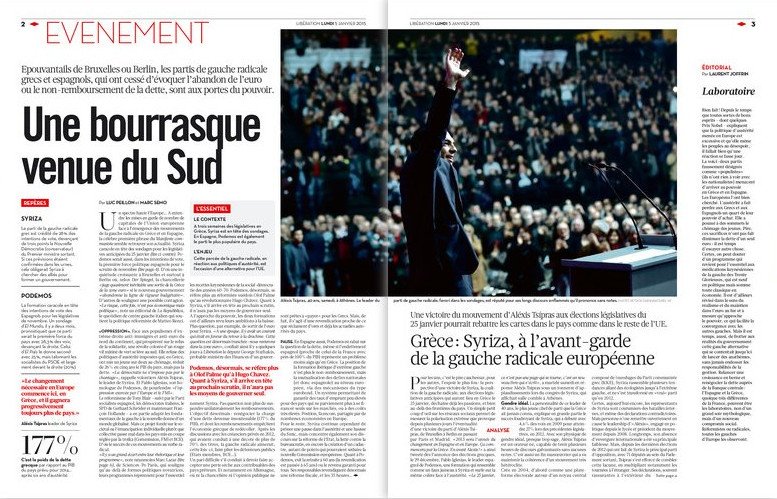 Liberation: ΣΥΡΙΖΑ και Ποδέμος είναι η καταιγίδα που απειλεί το Βερολίνο [εικόνες] | iefimerida.gr 1