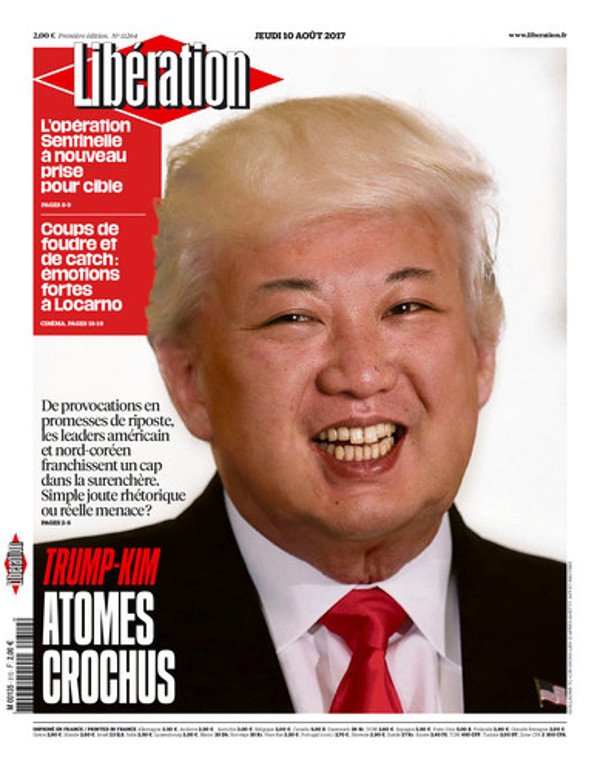 Liberation: Οταν ο Κιμ Γιονγκ Ουν «ντύθηκε» Ντόναλντ Τραμπ [εικόνα] | iefimerida.gr 0