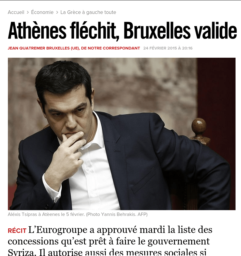 Liberation: Η Αθήνα λυγίζει, η Ευρώπη εγκρίνει | iefimerida.gr 0