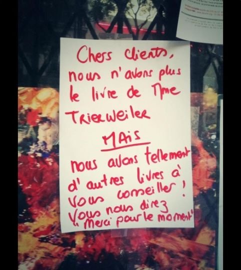 Bιβλιοπωλεία στη Γαλλία αρνούνται να πουλήσουν το βιβλίο της Τριερβελέρ: Δεν θα γίνουμε πλυντήριο για τα άπλυτα της κυρίας [εικόνες] | iefimerida.gr 0