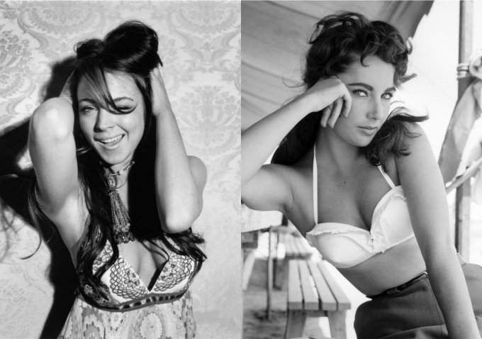 Backstage: Η μεταμόρφωση της Λίντσεϊ Λόχαν σε Ελίζαμπεθ Τέιλορ! [εικόνες] | iefimerida.gr 5