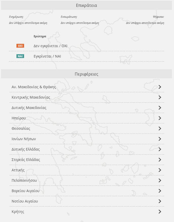 Δείτε LIVE στο iefimerida τα αποτελέσματα του Δημοψηφίσματος | iefimerida.gr 1