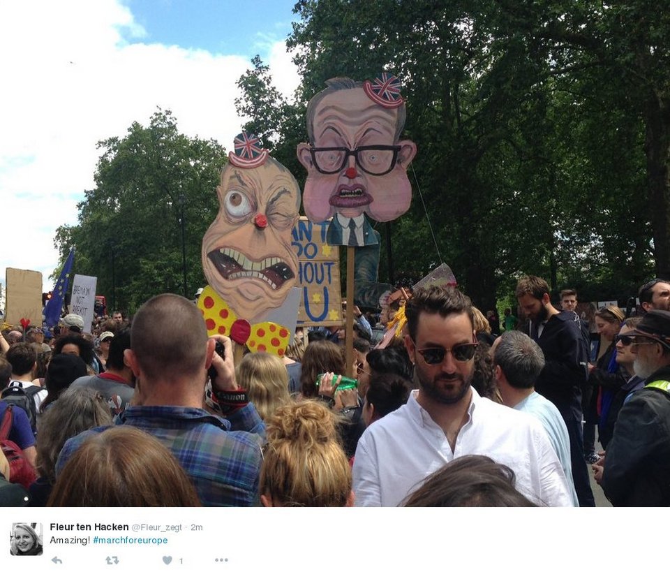 Μεγάλη διαδήλωση κατά του Brexit στο Λονδίνο -«Μένουμε Ευρώπη» είπαν 50.000 διαδηλωτές [εικόνες] | iefimerida.gr 4