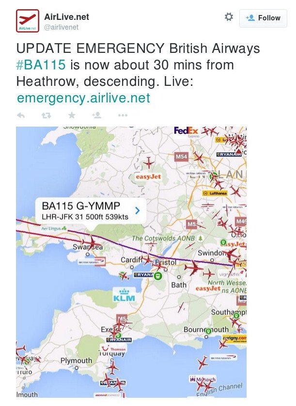 Συναγερμός: Πτήση της British προς Νέα Υόρκη δήλωσε έκτακτη ανάγκη και επιστρέφει στο Λονδίνο [εικόνες] | iefimerida.gr 2