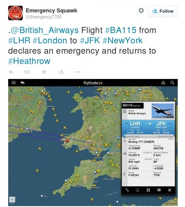 Συναγερμός: Πτήση της British προς Νέα Υόρκη δήλωσε έκτακτη ανάγκη και επιστρέφει στο Λονδίνο [εικόνες] | iefimerida.gr 1