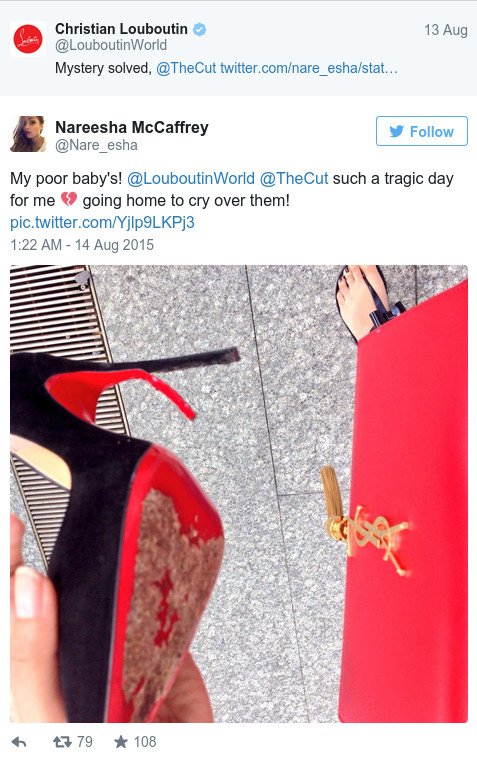 Εγκαταλελειμμένο γοβάκι Louboutin σε κυλιόμενη σκάλα - Η σύγχρονη σταχτοπούτα που αναζητούσε όλο το Twitter [εικόνες] | iefimerida.gr 4