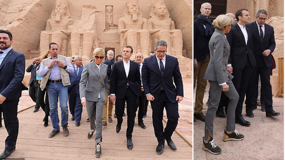 Η Μπριζίτ Μακρόν παρέδωσε μαθήματα στιλ, φορώντας τα πιο αταίριαστα -Ενα κλασικό κοστούμι με αθλητικά [εικόνες & βίντεο] | iefimerida.gr 1