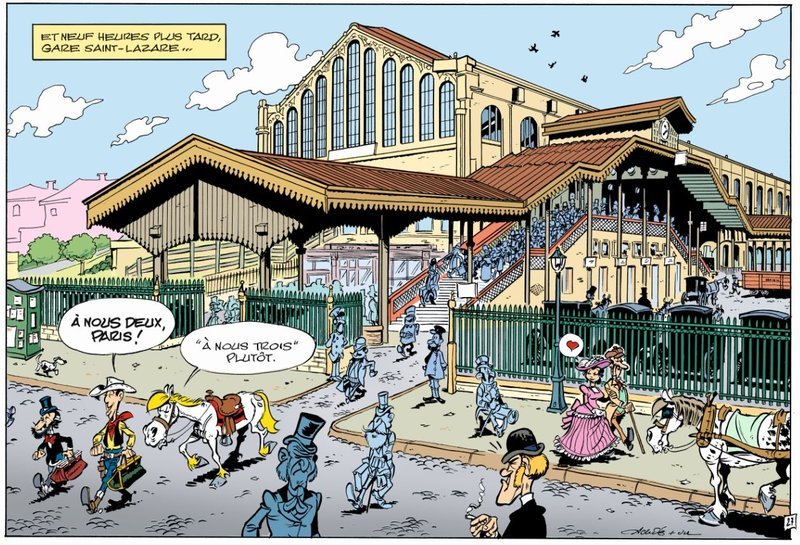 Ο Λούκι Λουκ ετοιμάζεται για νέες περιπέτειες -Πάει για πρώτη φορά στο Παρίσι [εικόνες] | iefimerida.gr 1