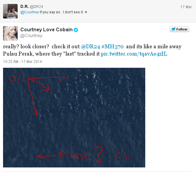 H χήρα του Κομπέιν τρελάθηκε: Λέει ότι βρήκε το Boeing που ψάχνει όλος ο κόσμος [εικόνα] | iefimerida.gr 0