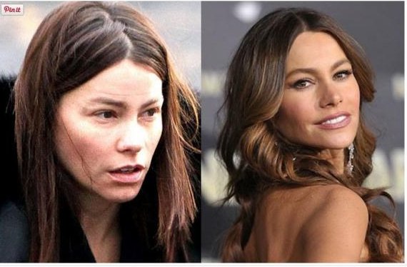 Οταν το μέικ απ κάνει θαύματα -Διάσημες κυρίες χωρίς ίχνος μακιγιάζ [εικόνες] | iefimerida.gr 1