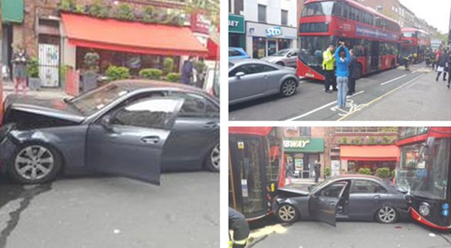 Οταν μια Μερσεντές γίνεται «χαλκομανία» ανάμεσα σε δύο διώροφα λεωφορεία στο Λονδίνο [εικόνες] | iefimerida.gr 0