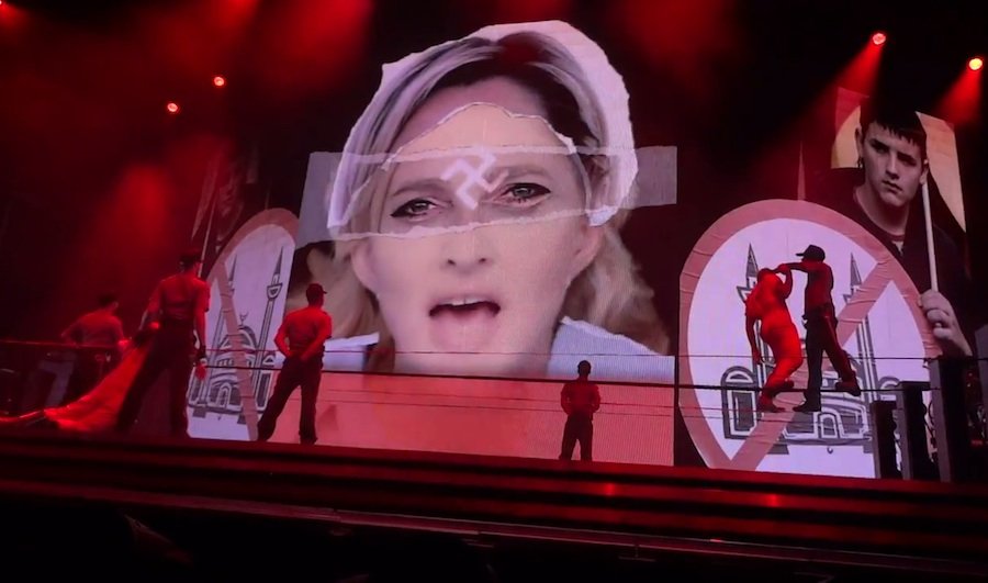 Η Μαρίν Λεπέν δέχεται να πιει ένα ποτό με τη Μαντόνα [εικόνες] | iefimerida.gr 1