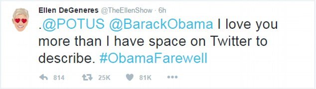 «Ενας βασιλιάς μεταξύ των ανθρώπων»: Οι celebrities αποθεώνουν τον Ομπάμα [εικόνες] | iefimerida.gr 7