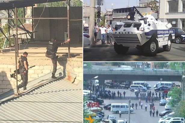 Αρμενία: Συνεχίζεται η ομηρία σε κτίριο της αστυνομίας - Ενας αστυνομικός νεκρός [εικόνες και βίντεο] | iefimerida.gr 3