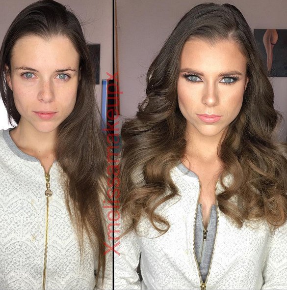 Οταν το μακιγιάζ μεταμορφώνει τα κορίτσια της διπλανής πόρτας σε μοντέλα -Πριν & μετά [εικόνες] | iefimerida.gr 1