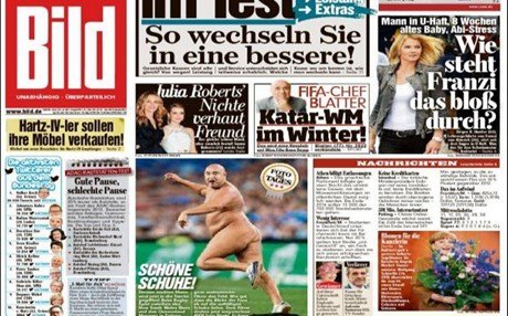 Στο πρωτοσέλιδο της Bild το «Malakka!» που είπε ο Αντώνης Σαμαράς στο διάγγελμα [εικόνα] | iefimerida.gr 0