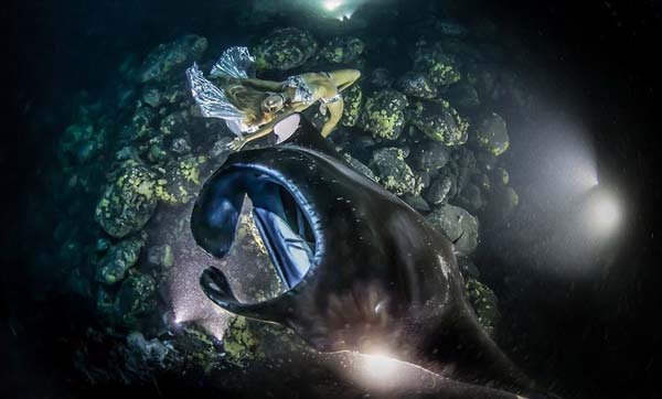 Χορεύοντας με τα σαλάχια: Αυστραλιανό μοντέλο σε υποβρύχιες φιγούρες [εικόνες] | iefimerida.gr 1