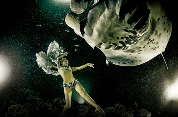 Χορεύοντας με τα σαλάχια: Αυστραλιανό μοντέλο σε υποβρύχιες φιγούρες [εικόνες] | iefimerida.gr 3