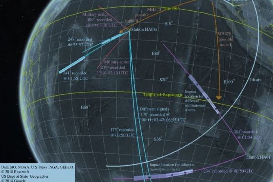 Tα δεδομένα από τα υδρόφωνα υποδεικνύουν νέα πιθανά σημεία συντριβής της MH370 (Φωτογραφία: Usama Khadri/news.com.au)