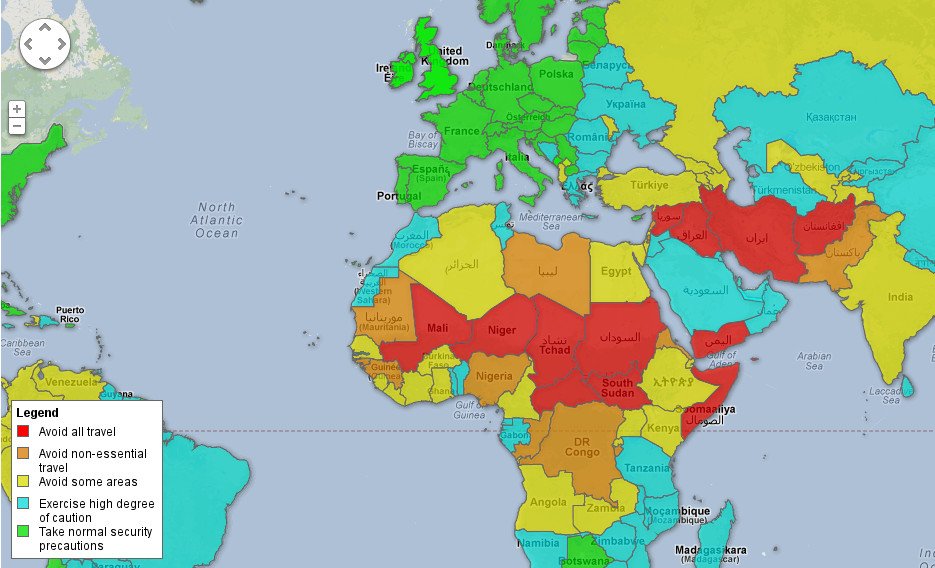 CBC News: Η Ελλάδα στις χώρες υψηλής επικινδυνότητας για τους τουρίστες [εικόνα] | iefimerida.gr 0