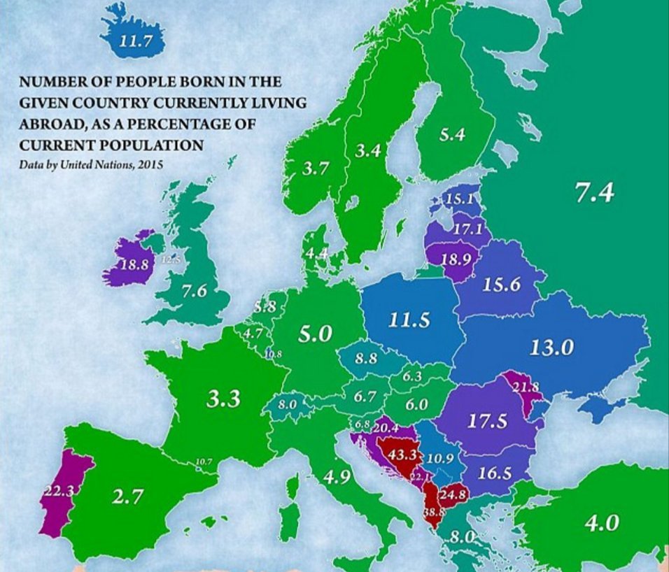 Ο χάρτης των μεταναστών στην Ευρώπη - Ποια η θέση της Ελλάδας [εικόνα] | iefimerida.gr 0