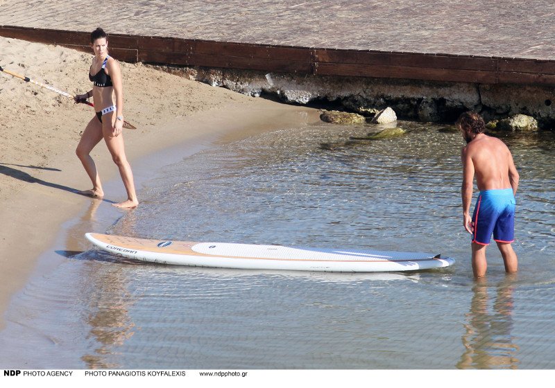 Οι πρώτες βουτιές του Γιάννη Μαρακάκη και της συζύγου του στον Αστέρα [εικόνες] | iefimerida.gr 7