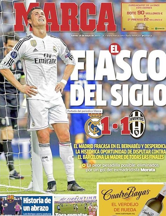 Ετσι αντιμετώπισαν ιταλικός και ισπανικός Τύπος την πρόκριση της Γιουβέντους [εικόνες] | iefimerida.gr 0