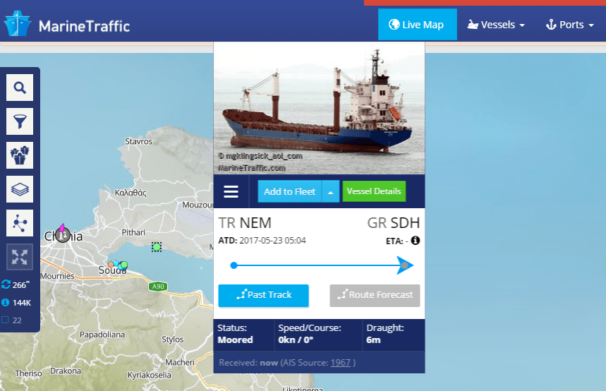 Χανιά: Πλοίο «βόμβα» με εκρηκτικές ύλες είναι δεμένο στη Σούδα -Εκτακτα μέτρα λόγω καύσωνα [εικόνα] | iefimerida.gr 0