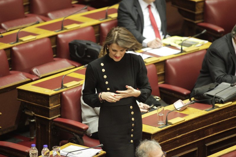 Αστραψαν τα φλας με το φόρεμα της Κατερίνας Μάρκου στη Βουλή [εικόνες] | iefimerida.gr 2