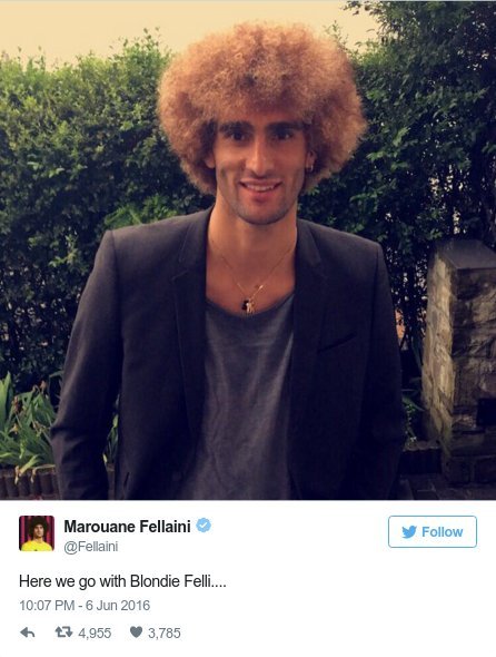 Αλλαξε look ο Φελαϊνί - «Εμπνευση» ενόψει EURO 2016 [εικόνα] | iefimerida.gr 0