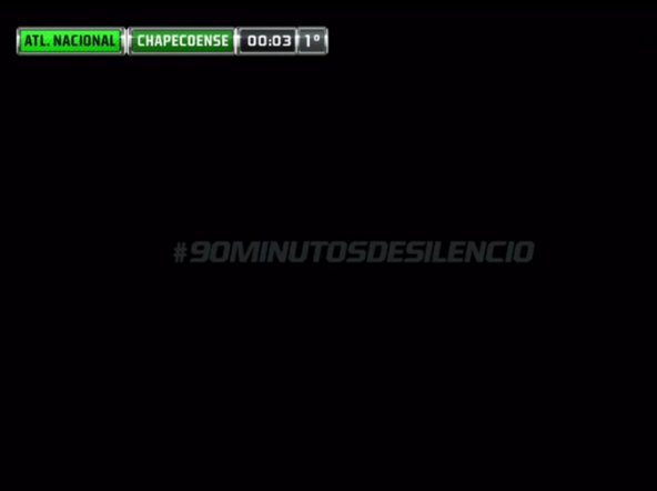 Ανατριχιαστική τηλεοπτική εικόνα - Το FoxSports «μετέδωσε» με μαύρο τον τελικό της Τσαπεκοένσε | iefimerida.gr 0