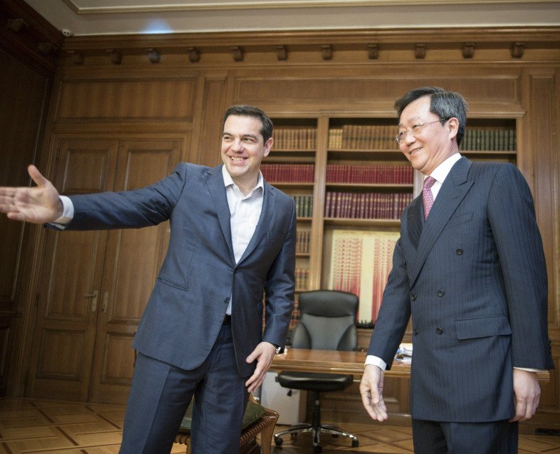 Κινεζική απόβαση στο Μέγαρο Μαξίμου -Καρέ καρέ οι υπογραφές της συμφωνίας με την Cosco [εικόνες] | iefimerida.gr 10