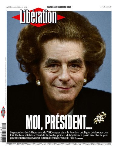 Η «Liberation» μεταμόρφωσε τον Φιγιόν σε... Μάργκαρετ Θάτσερ [εικόνα] | iefimerida.gr 0