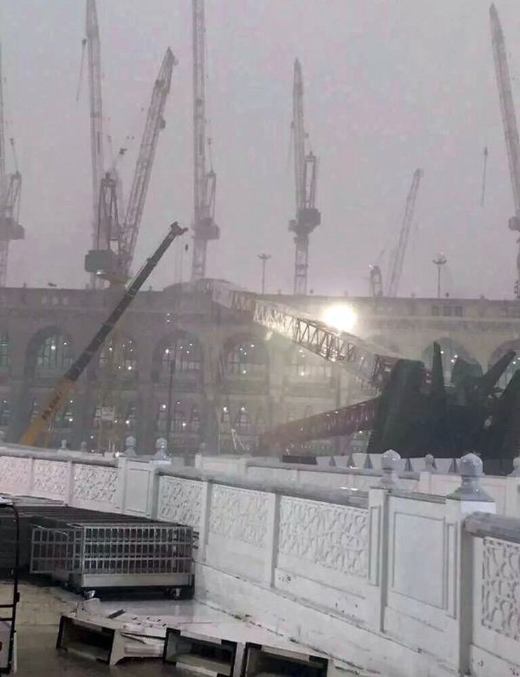 Τραγωδία στο Μεγάλο Τέμενος στη Μέκκα - Τουλάχιστον 87 νεκροί από κατάρρευση γερανού [εικόνες&βίντεο] | iefimerida.gr 2
