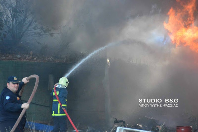 Στις φλόγες τυλίχθηκε τυροκομείο στο Αργος, μεγάλες ζημιές [εικόνες] | iefimerida.gr 3